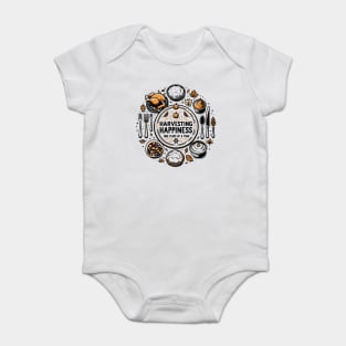 Harvesting Happiness One Plate at a Time Baby Bodysuit